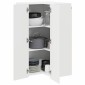 vidaXL Πάνελ πλυντηρίου πιάτων Kalmar Λευκό 57 x 57 x 100 εκ.