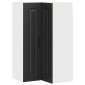 vidaXL Πάνελ πλυντηρίου πιάτων Kalmar Μαύρο 57 x 57 x 100 εκ.