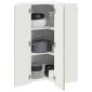 vidaXL Πάνελ πλυντηρίου πιάτων Kalmar Δρύς Sonoma 57 x 57 x 100 εκ.