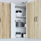 vidaXL Πάνελ πλυντηρίου πιάτων Kalmar Δρύς Sonoma 57 x 57 x 100 εκ.