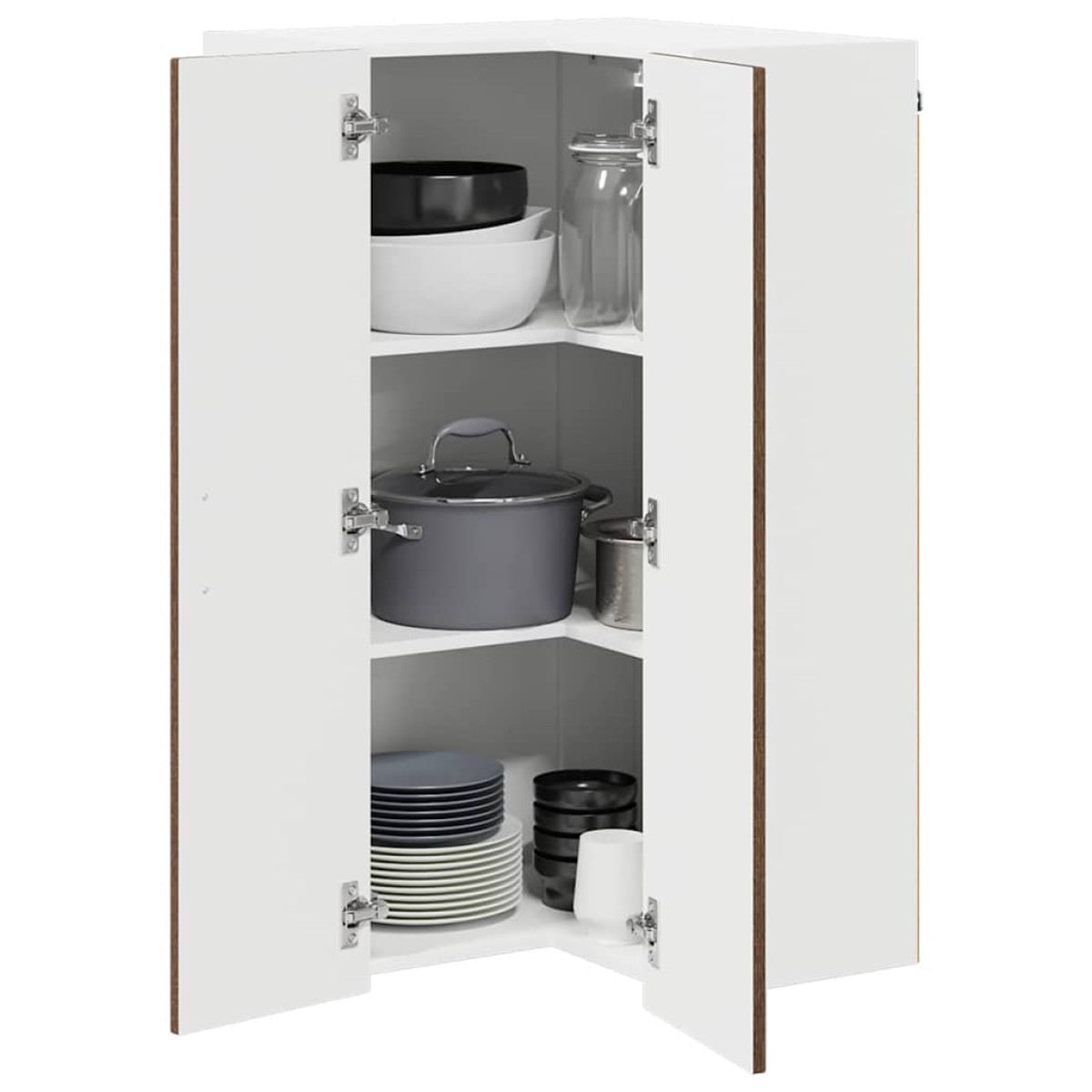 vidaXL Πάνελ πλυντηρίου πιάτων Kalmar Καφέ δρυς 57 x 57 x 100 εκ.