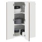 vidaXL Πάνελ πλυντηρίου πιάτων Kalmar Καφέ δρυς 57 x 57 x 100 εκ.