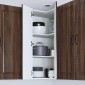 vidaXL Πάνελ πλυντηρίου πιάτων Kalmar Καφέ δρυς 57 x 57 x 100 εκ.