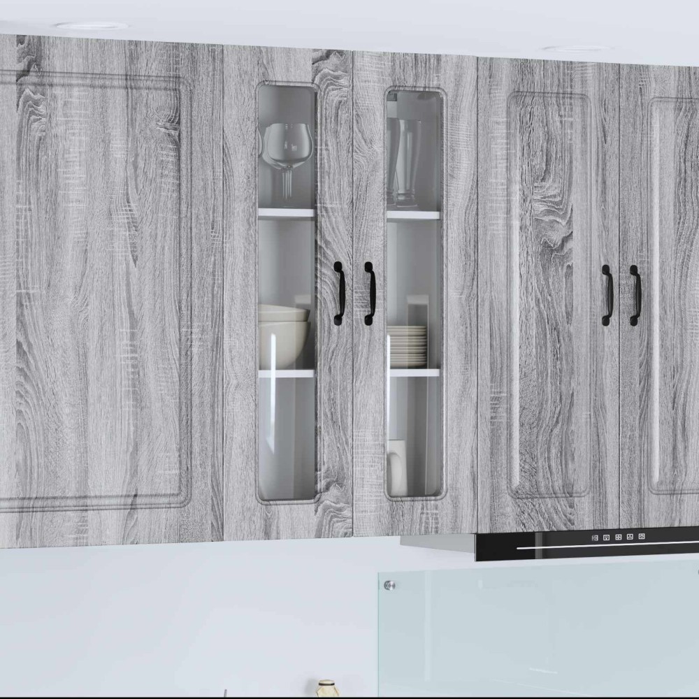 vidaXL Πάνελ πλυντηρίου πιάτων Kalmar Γκρίζο Σονομα 60 x 31 x 100 εκ.