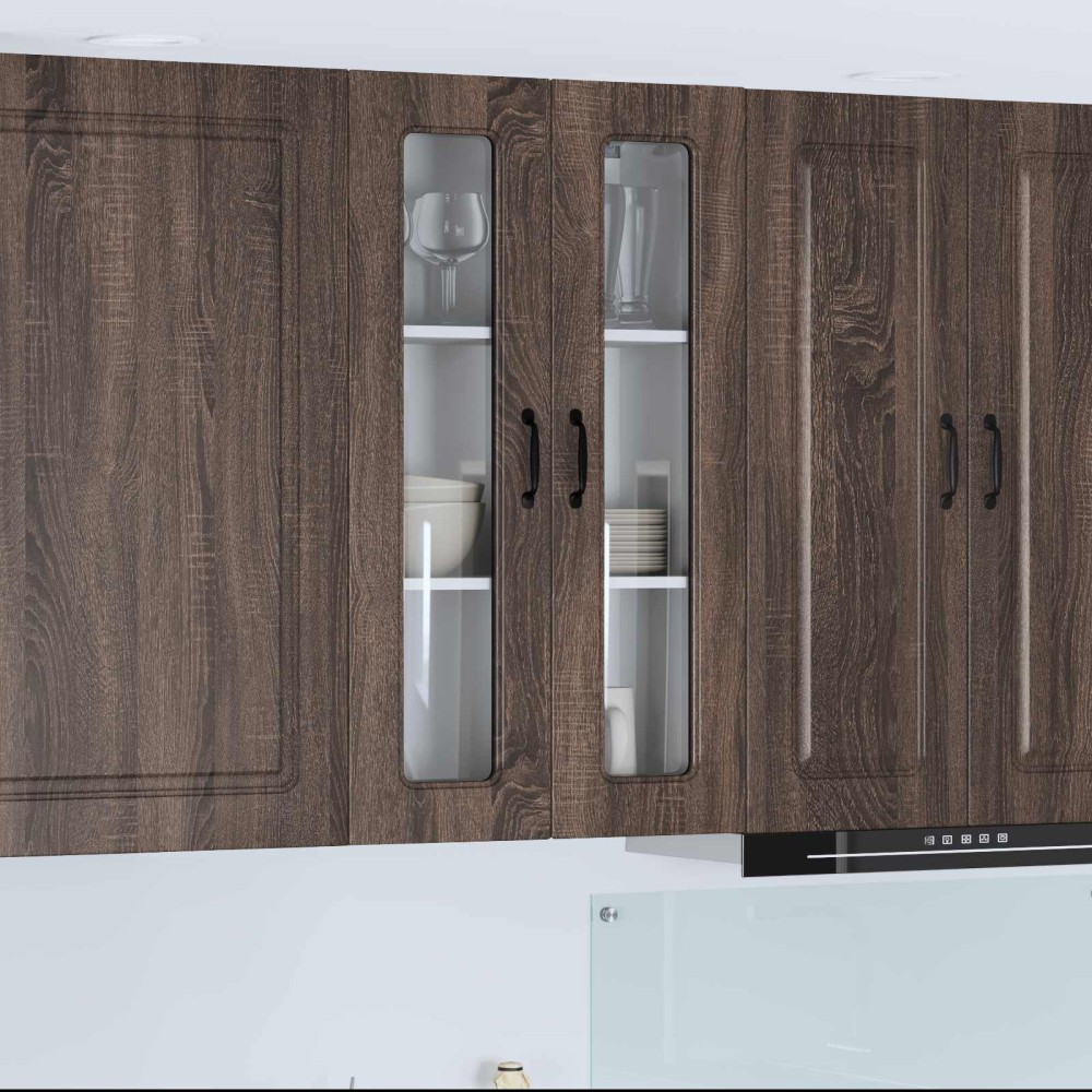 vidaXL Πάνελ πλυντηρίου πιάτων Kalmar Καφέ δρυς 60 x 31 x 100 εκ.