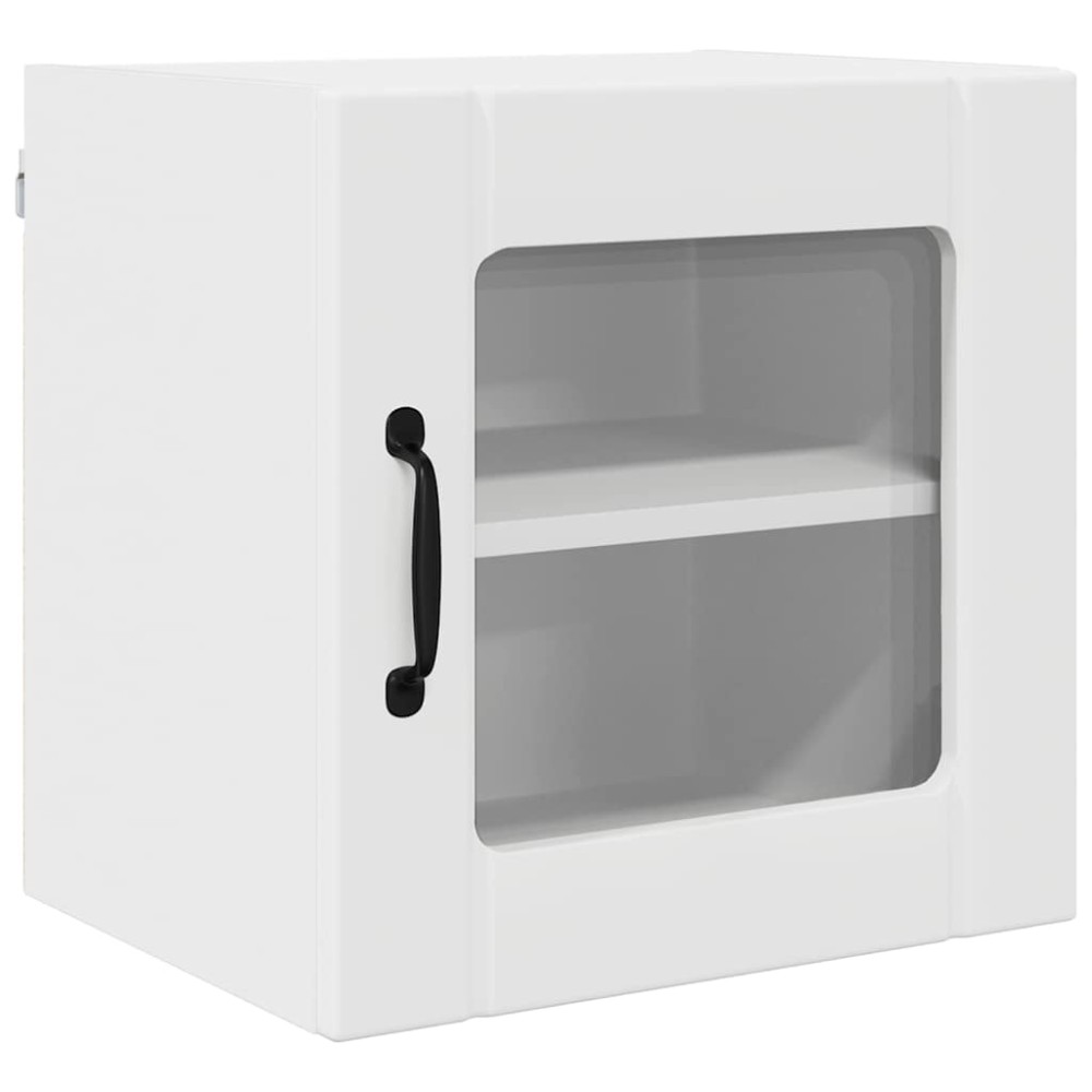 vidaXL Ραφιέρα τοίχου LUCCA Λευκό 40 x 31 x 40 εκ. Επεξεργασμένο Ξύλο