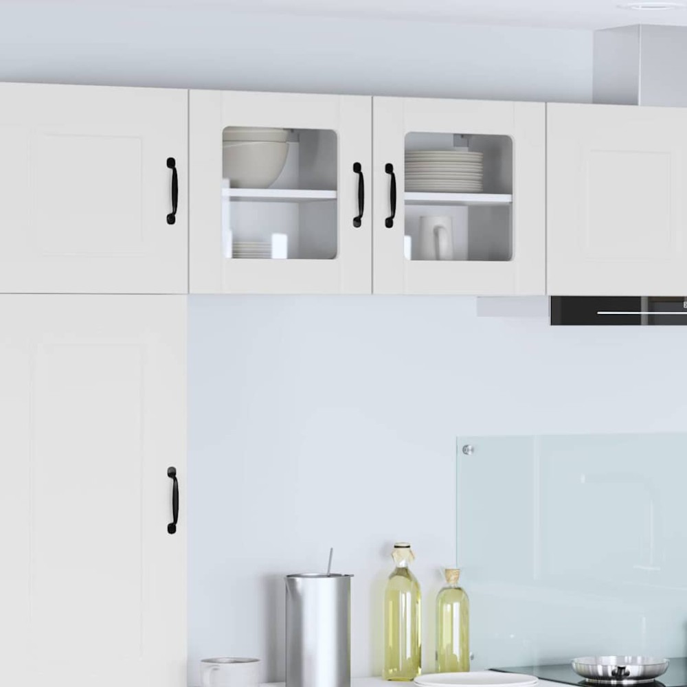 vidaXL Ραφιέρα τοίχου LUCCA Λευκό 40 x 31 x 40 εκ. Επεξεργασμένο Ξύλο