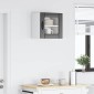 vidaXL Ραφιέρα τοίχου LUCCA Μαύρο 40 x 31 x 40 εκ. Επεξεργασμένο Ξύλο