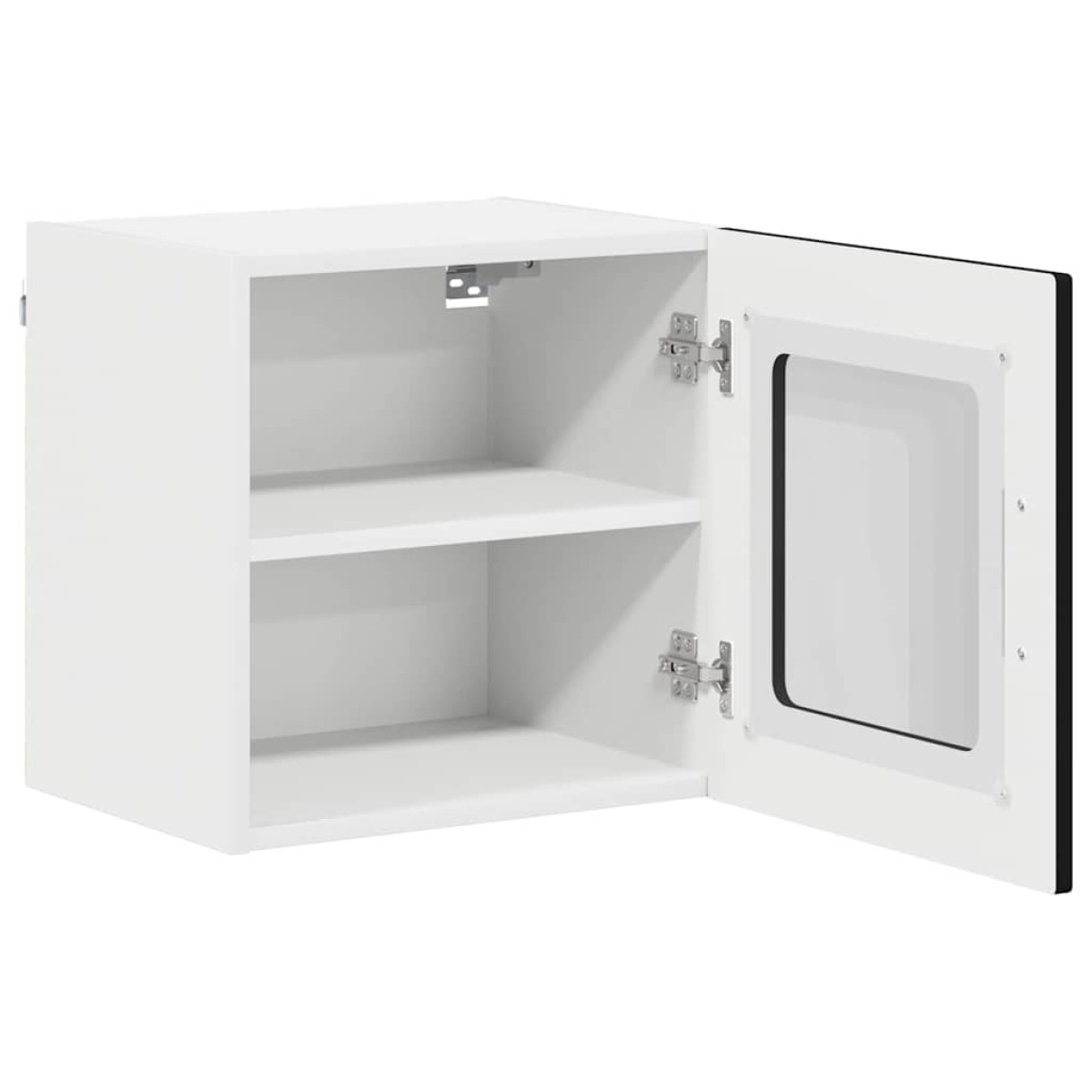 vidaXL Ραφιέρα τοίχου LUCCA Μαύρο 40 x 31 x 40 εκ. Επεξεργασμένο Ξύλο