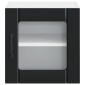 vidaXL Ραφιέρα τοίχου LUCCA Μαύρο 40 x 31 x 40 εκ. Επεξεργασμένο Ξύλο
