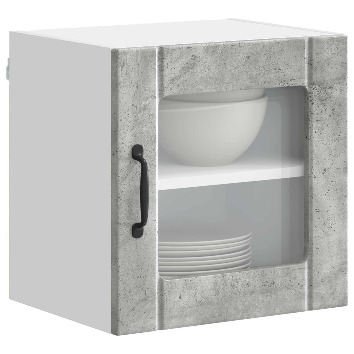 vidaXL Ραφιέρα τοίχου LUCCA Γκρι Σκυροδέματος 40 x 31 x 40 εκ.