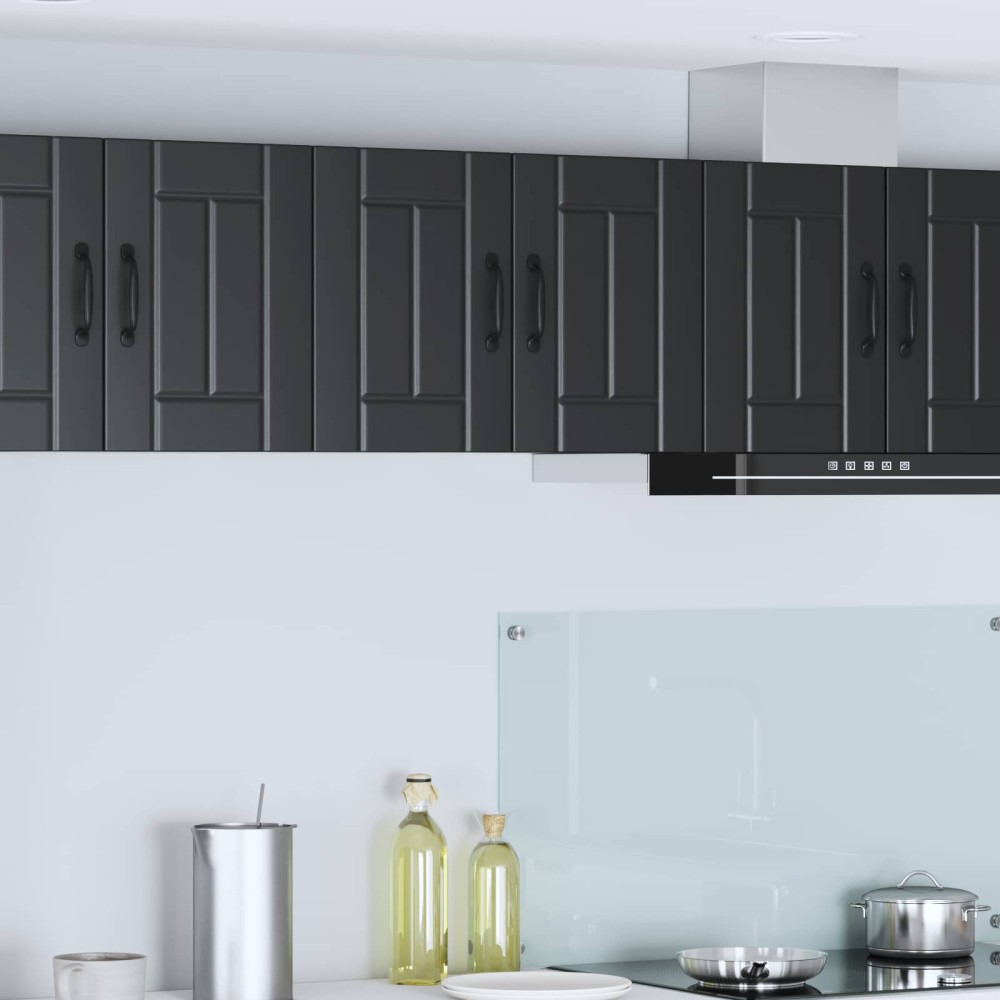 vidaXL Ντουλάπα Τοίχου LUCCA Μαύρο 30 x 31 x 40 εκ. Επεξεργασμένο Ξύλο