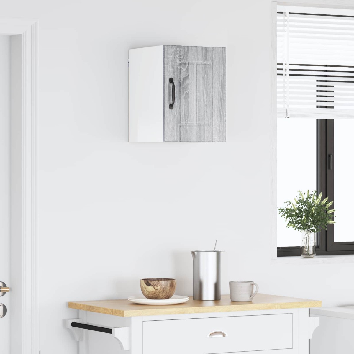 vidaXL Ντουλάπα Τοίχου LUCCA Γκρι Sonoma 30 x 31 x 40 εκ.