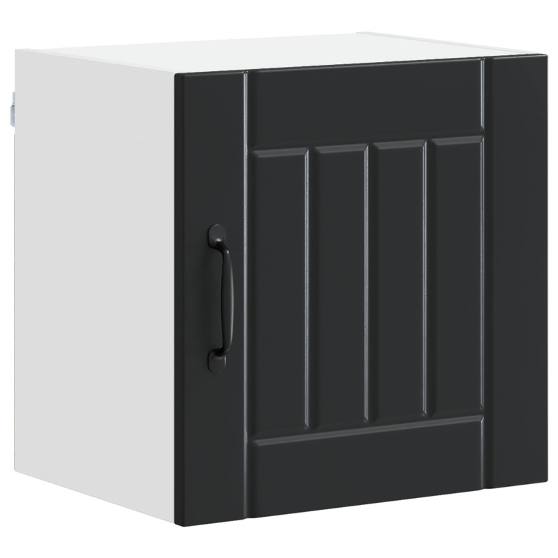 vidaXL Ντουλάπα Τοίχου LUCCA Μαύρο 40 x 31 x 40 εκ. Επεξεργασμένο Ξύλο