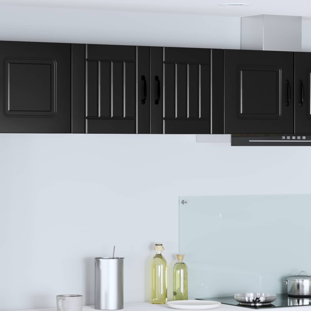 vidaXL Ντουλάπα Τοίχου LUCCA Μαύρο 40 x 31 x 40 εκ. Επεξεργασμένο Ξύλο