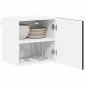 vidaXL Ντουλάπα Τοίχου LUCCA Μαύρο 40 x 31 x 40 εκ. Επεξεργασμένο Ξύλο