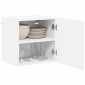 vidaXL Ντουλάπα Τοίχου LUCCA Γυαλιστερό Λευκό 40 x 31 x 40 εκ.