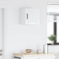 vidaXL Ντουλάπα Τοίχου LUCCA Γυαλιστερό Λευκό 40 x 31 x 40 εκ.
