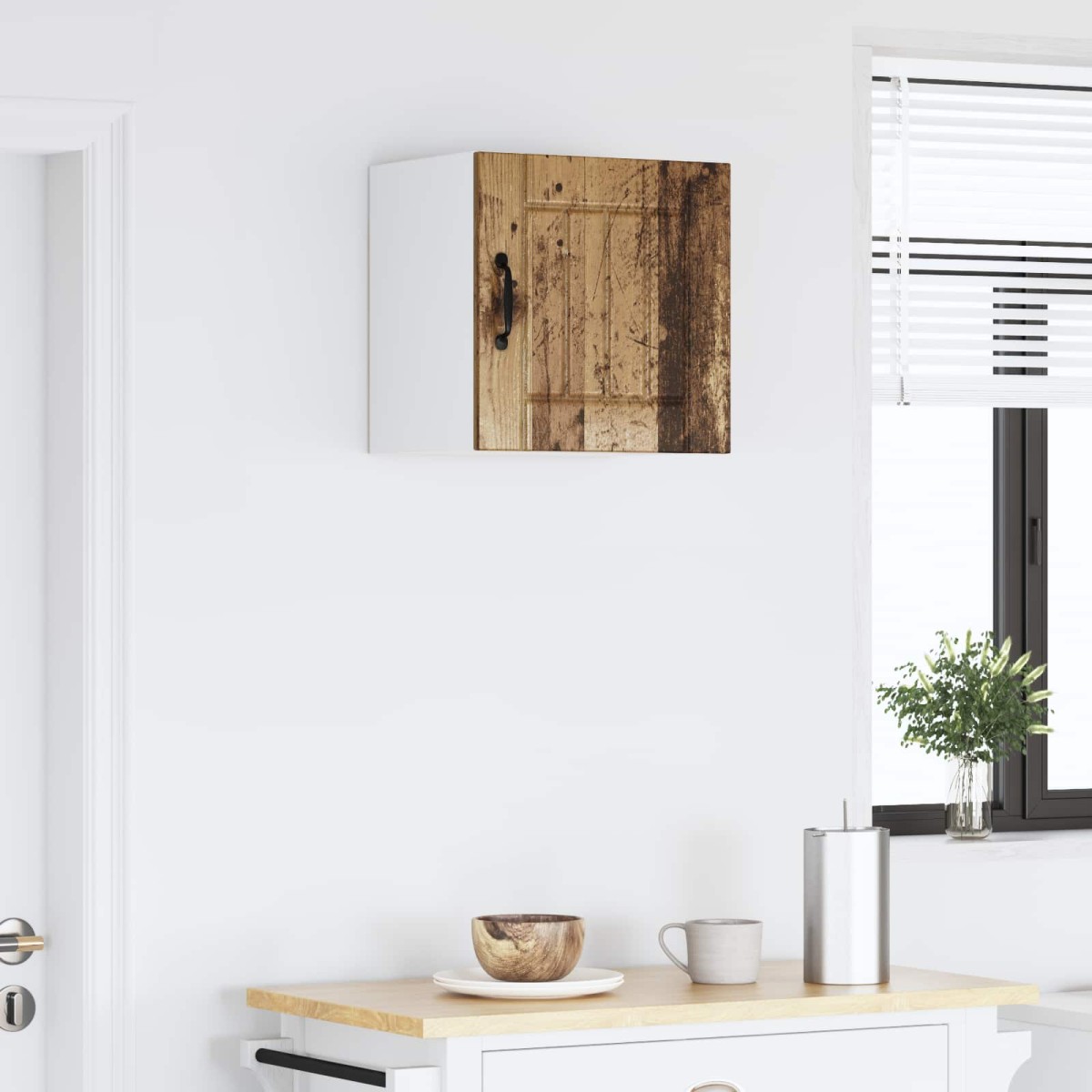 vidaXL Ντουλάπα Τοίχου LUCCA Παλαιωμένο ξύλο 40 x 31 x 40 εκ.