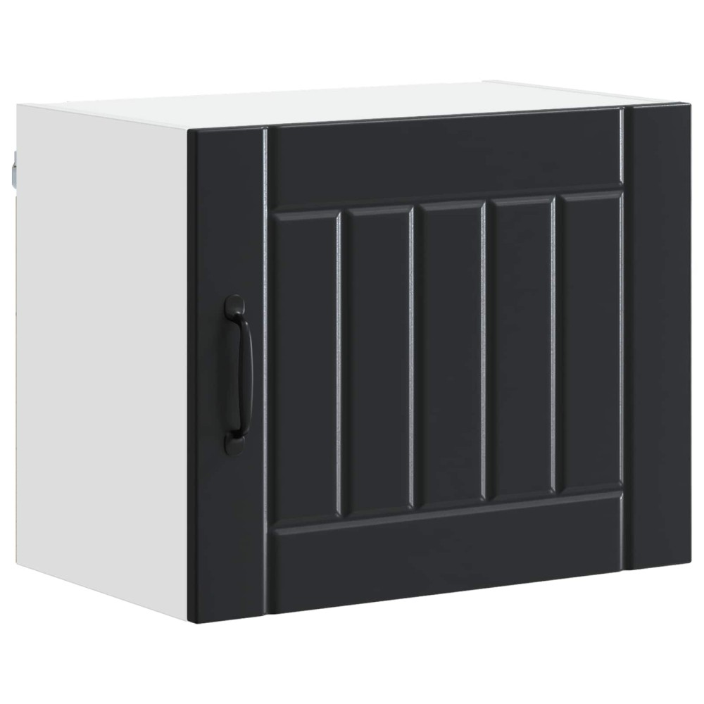 vidaXL Ντουλάπα Τοίχου LUCCA Μαύρο 50 x 31 x 40 εκ. Επεξεργασμένο Ξύλο