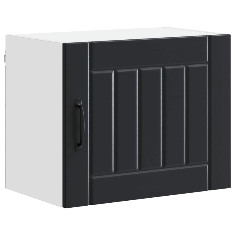 vidaXL Ντουλάπα Τοίχου LUCCA Μαύρο 50 x 31 x 40 εκ. Επεξεργασμένο Ξύλο