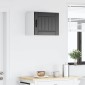 vidaXL Ντουλάπα Τοίχου LUCCA Μαύρο 50 x 31 x 40 εκ. Επεξεργασμένο Ξύλο