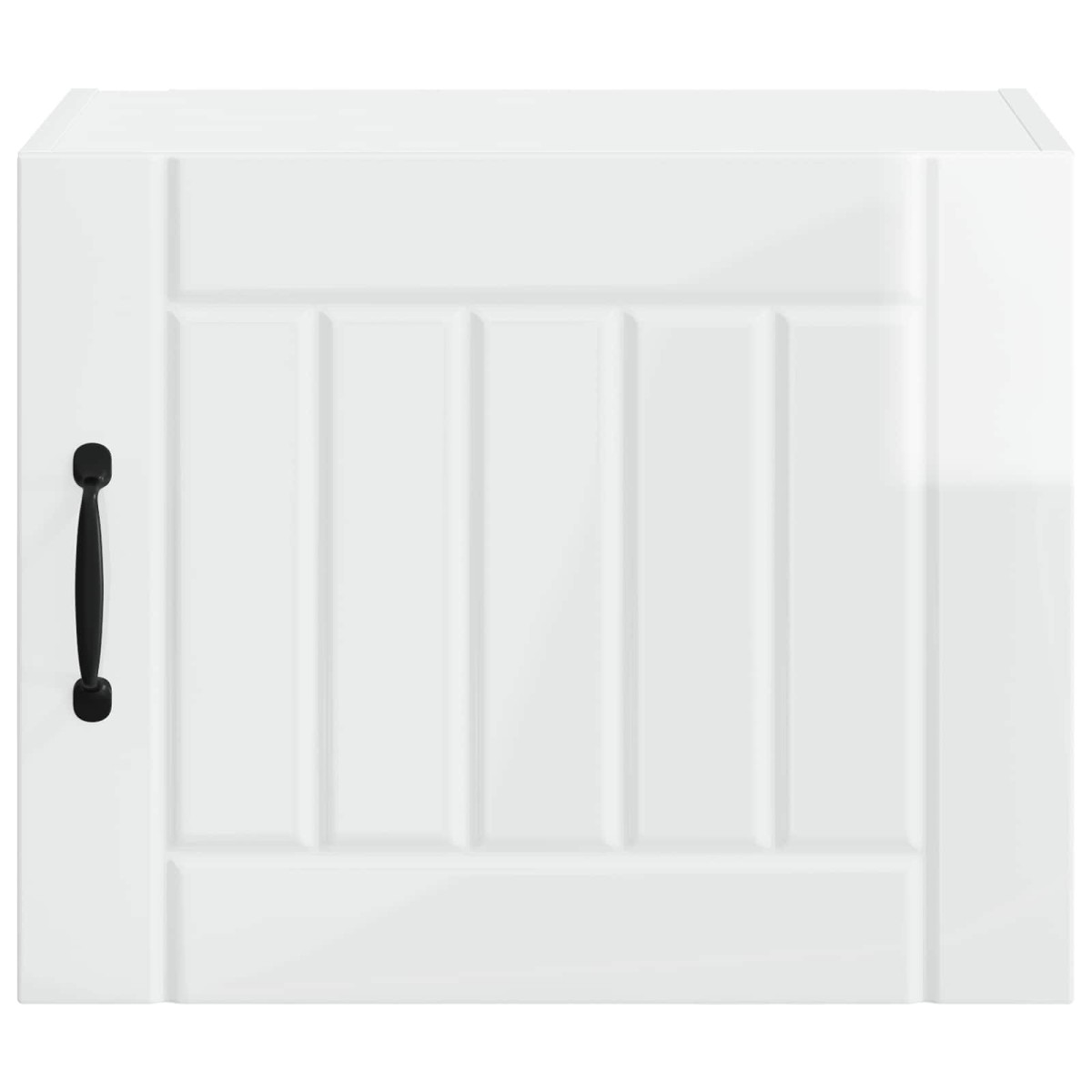 vidaXL Ντουλάπα Τοίχου LUCCA Γυαλιστερό Λευκό 50 x 31 x 40 εκ.