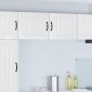 vidaXL Ντουλάπα Τοίχου LUCCA Γυαλιστερό Λευκό 50 x 31 x 40 εκ.
