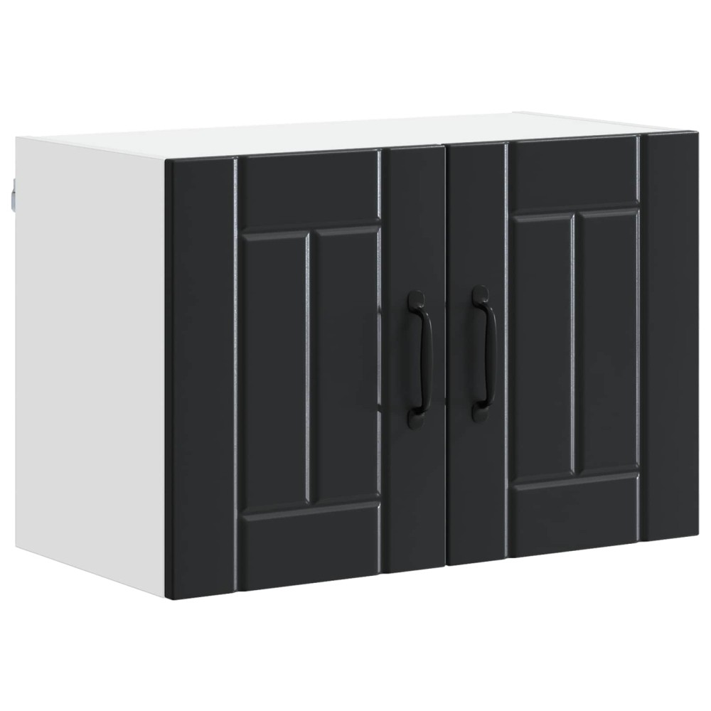 vidaXL Ντουλάπα Τοίχου LUCCA Μαύρο 60 x 31 x 40 εκ Επεξεργασμένο Ξύλο