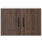 vidaXL Ντουλάπα Τοίχου LUCCA Καφέ Ξύλο Δρυός 60 x 31 x 40 εκ