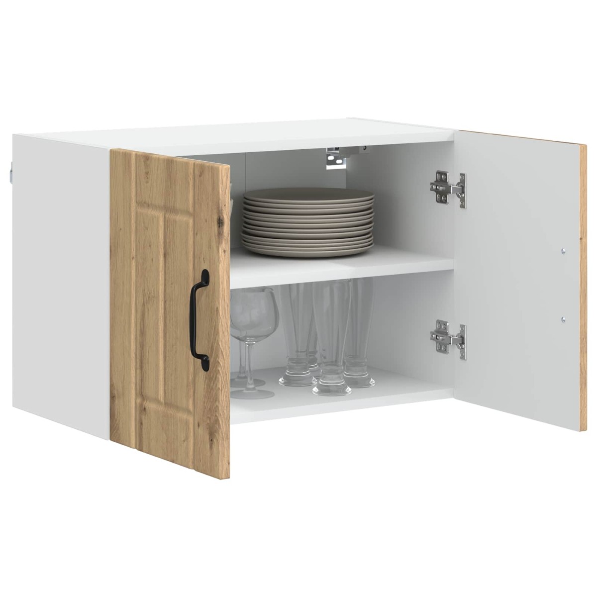 vidaXL Ντουλάπα Τοίχου LUCCA Artisan Δρυς 60 x 31 x 40 εκ