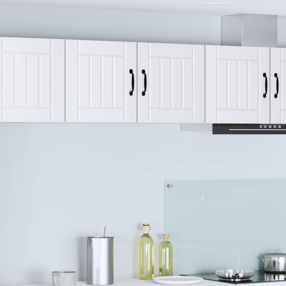 vidaXL Ντουλάπα Τοίχου LUCCA Λευκό 80 x 31 x 40 εκ Επεξεργασμένο Ξύλο
