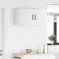 vidaXL Ντουλάπα Τοίχου LUCCA Λευκό 80 x 31 x 40 εκ Επεξεργασμένο Ξύλο