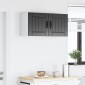 vidaXL Ντουλάπα Τοίχου LUCCA Μαύρο 80 x 31 x 40 εκ Επεξεργασμένο Ξύλο