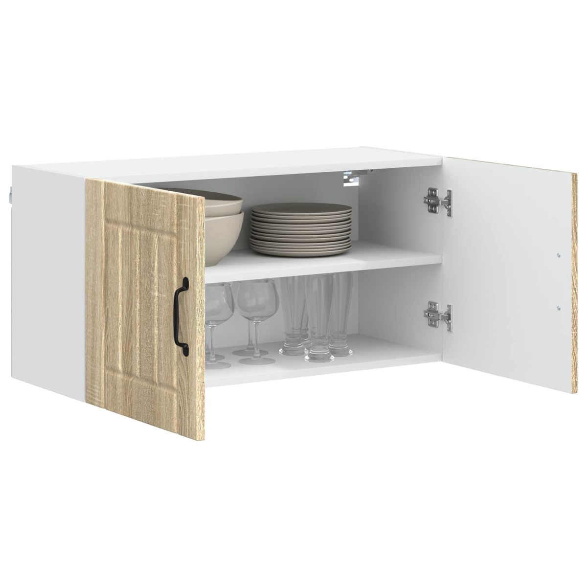 vidaXL Ντουλάπα Τοίχου LUCCA Sonoma Δρυς 80 x 31 x 40 εκ