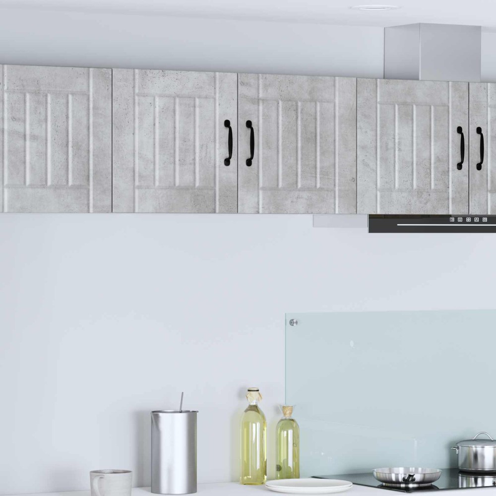 vidaXL Ντουλάπα Τοίχου LUCCA Γκρι Σκυροδέματος 80 x 31 x 40 εκ