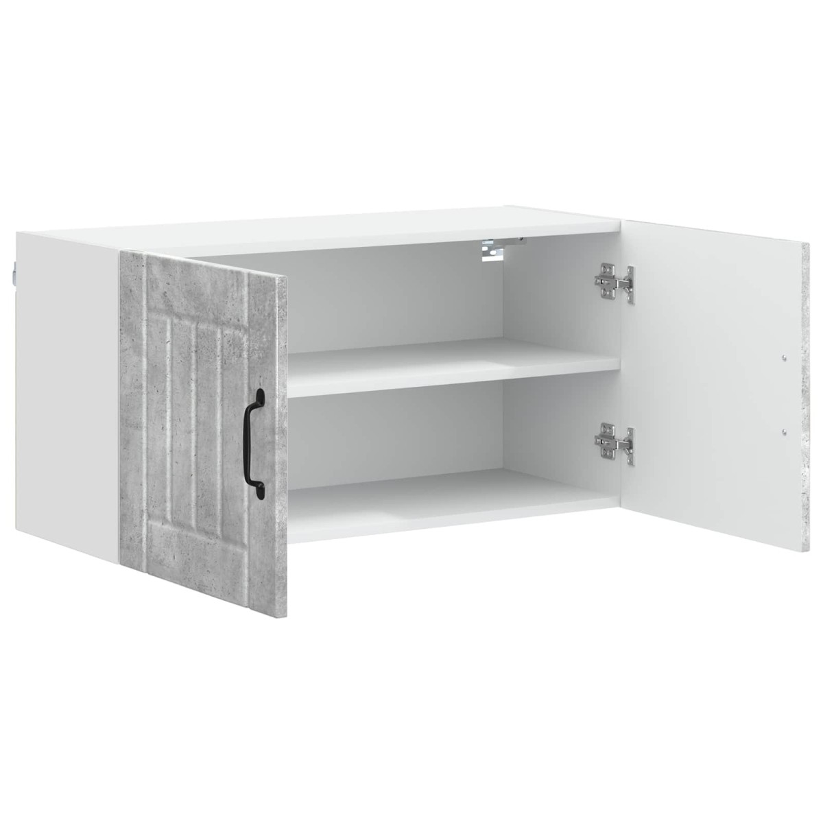 vidaXL Ντουλάπα Τοίχου LUCCA Γκρι Σκυροδέματος 80 x 31 x 40 εκ