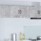 vidaXL Ντουλάπα Τοίχου LUCCA Γκρι Σκυροδέματος 80 x 31 x 40 εκ