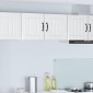 vidaXL Ντουλάπα Τοίχου LUCCA Γυαλιστερό Λευκό 80 x 31 x 40 εκ