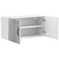 vidaXL Ντουλάπα Τοίχου LUCCA Γκρι Sonoma 80 x 31 x 40 εκ