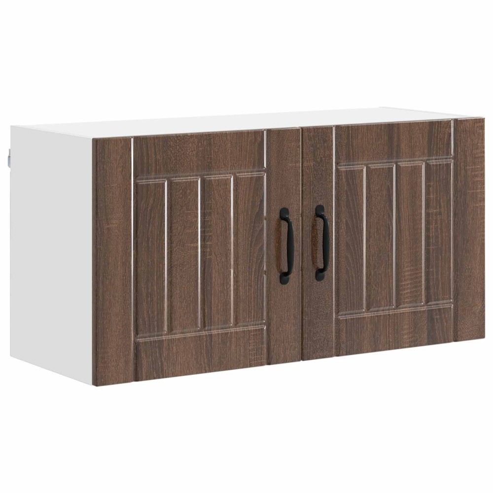 vidaXL Ντουλάπα Τοίχου LUCCA Καφέ Ξύλο Δρυός 80 x 31 x 40 εκ