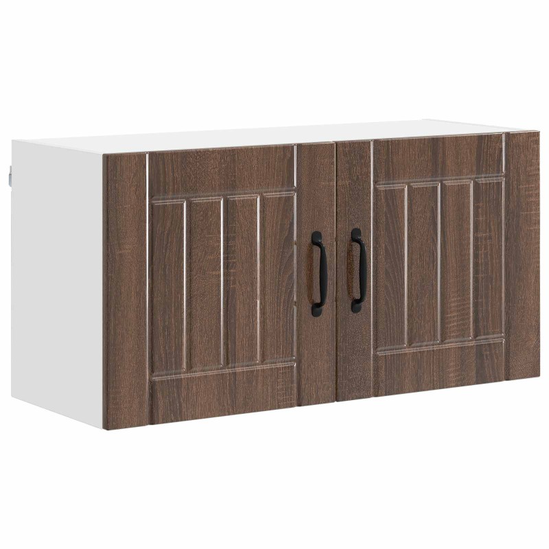 vidaXL Ντουλάπα Τοίχου LUCCA Καφέ Ξύλο Δρυός 80 x 31 x 40 εκ