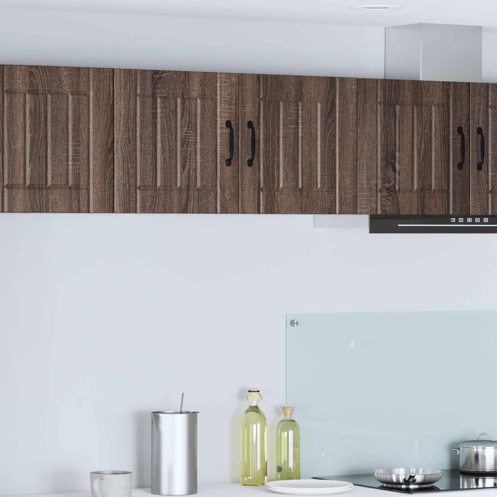 vidaXL Ντουλάπα Τοίχου LUCCA Καφέ Ξύλο Δρυός 80 x 31 x 40 εκ