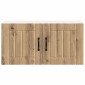 vidaXL Ντουλάπα Τοίχου LUCCA Artisan Δρυς 80 x 31 x 40 εκ