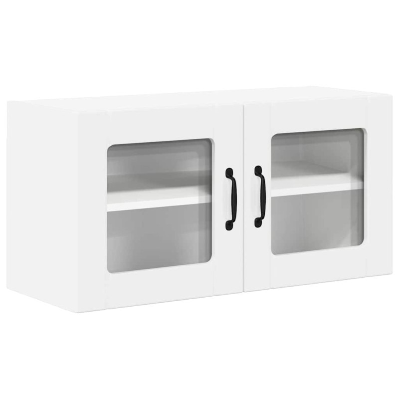 vidaXL Ραφιέρα τοίχου LUCCA Λευκό 80 x 31 x 40 εκ Επεξεργασμένο Ξύλο