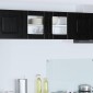 vidaXL Ραφιέρα τοίχου LUCCA Μαύρη Δρυς 80 x 31 x 40 εκ