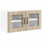 vidaXL Ραφιέρα τοίχου LUCCA Sonoma Δρυς 80 x 31 x 40 εκ