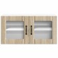 vidaXL Ραφιέρα τοίχου LUCCA Sonoma Δρυς 80 x 31 x 40 εκ