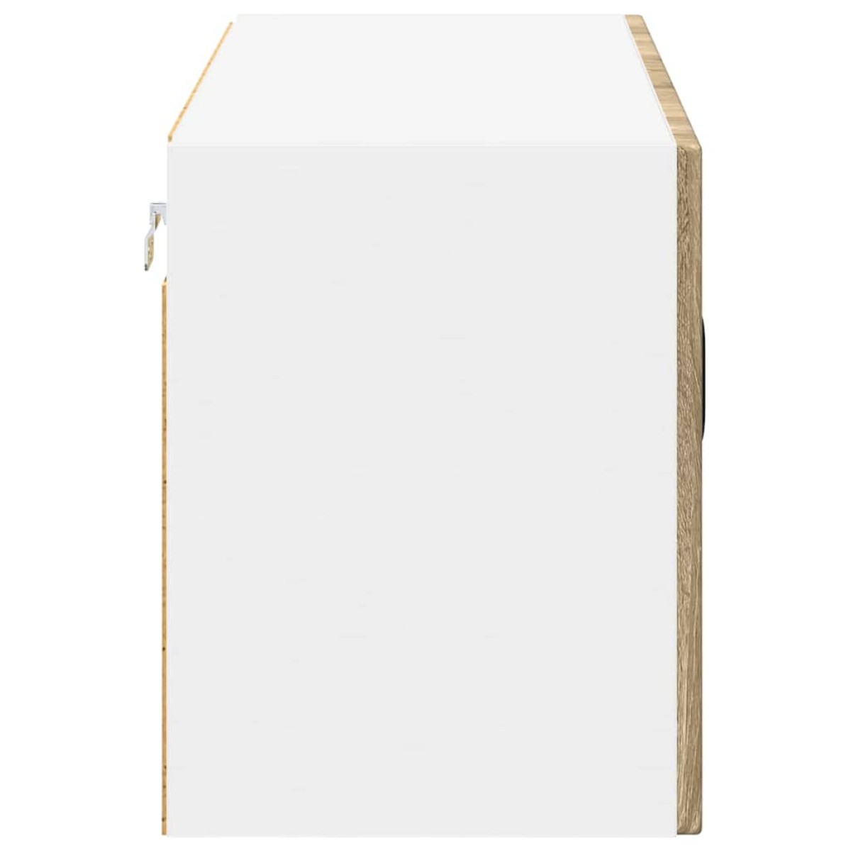 vidaXL Ραφιέρα τοίχου LUCCA Sonoma Δρυς 80 x 31 x 40 εκ