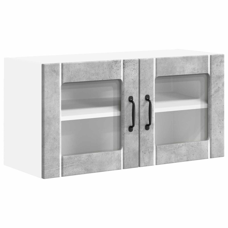 vidaXL Ραφιέρα τοίχου LUCCA Γκρι Σκυροδέματος 80 x 31 x 40 εκ